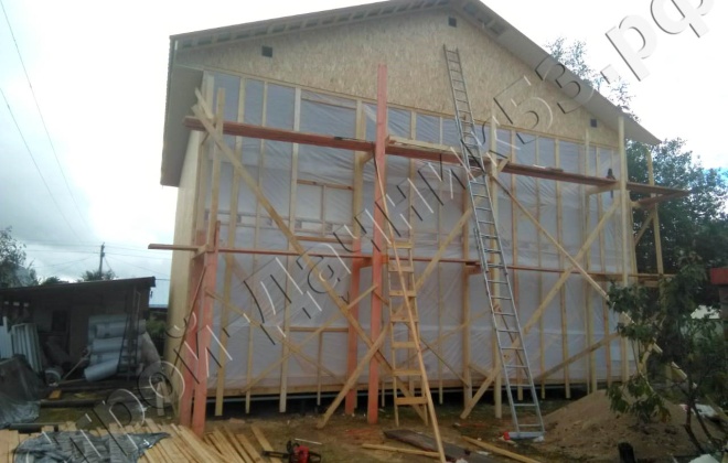 3 Каркасно-щитовой дом 10×9, 180 м², Московская область, Одинцовский район, Посёлок Дубки (3)